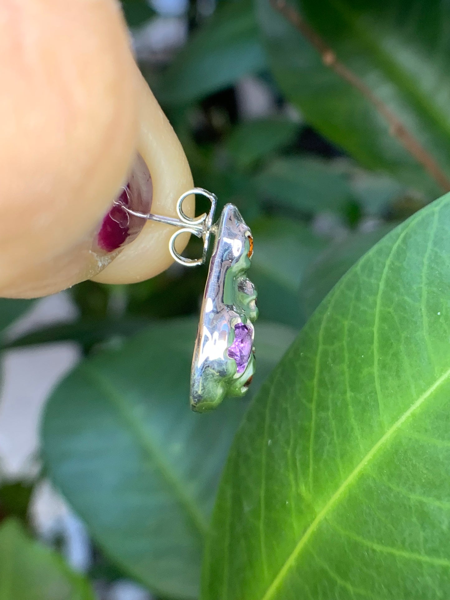 Ethereal Pear-Shaped Drop Earrings